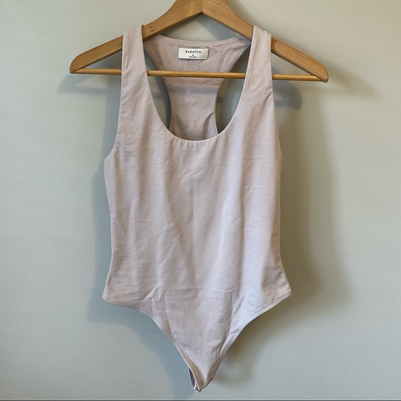 Lavender Scoop Neck Racerback Babaton Bodysuit - Picture 1 of 5